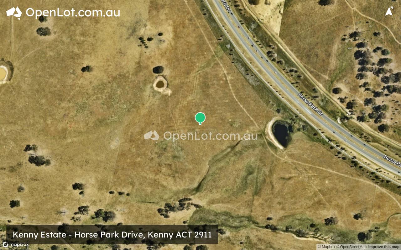 Satellite image for Kenny Estate - Horse Park Drive, Kenny ACT 2911
