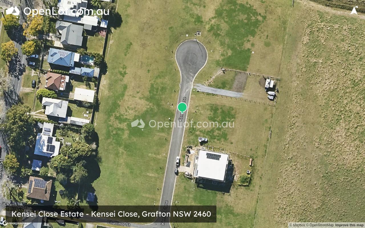Satellite image for Kensei Close Estate - Kensei Close, Grafton NSW 2460