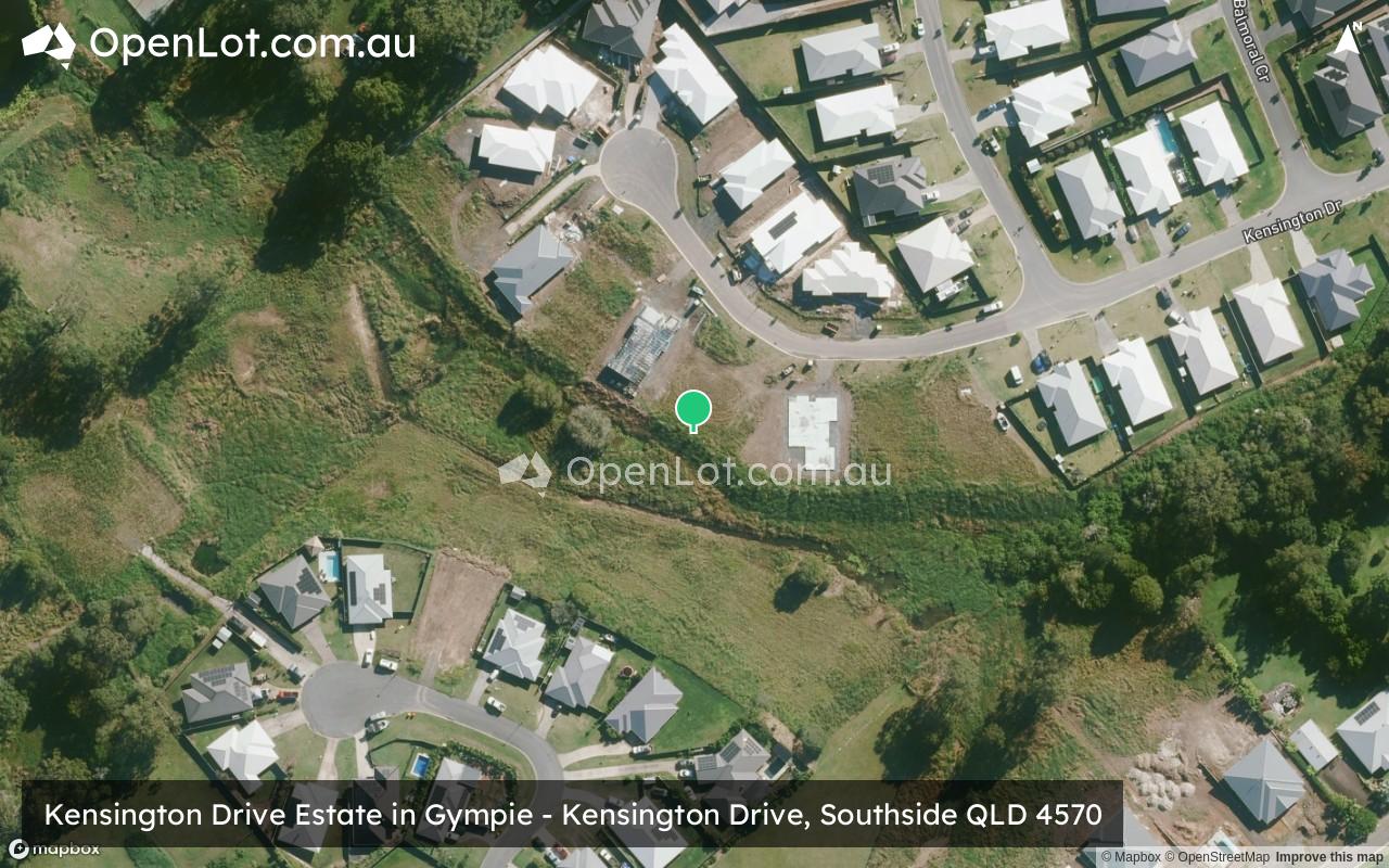 Satellite image for Kensington Drive Estate in Gympie - Kensington Drive, Southside QLD 4570