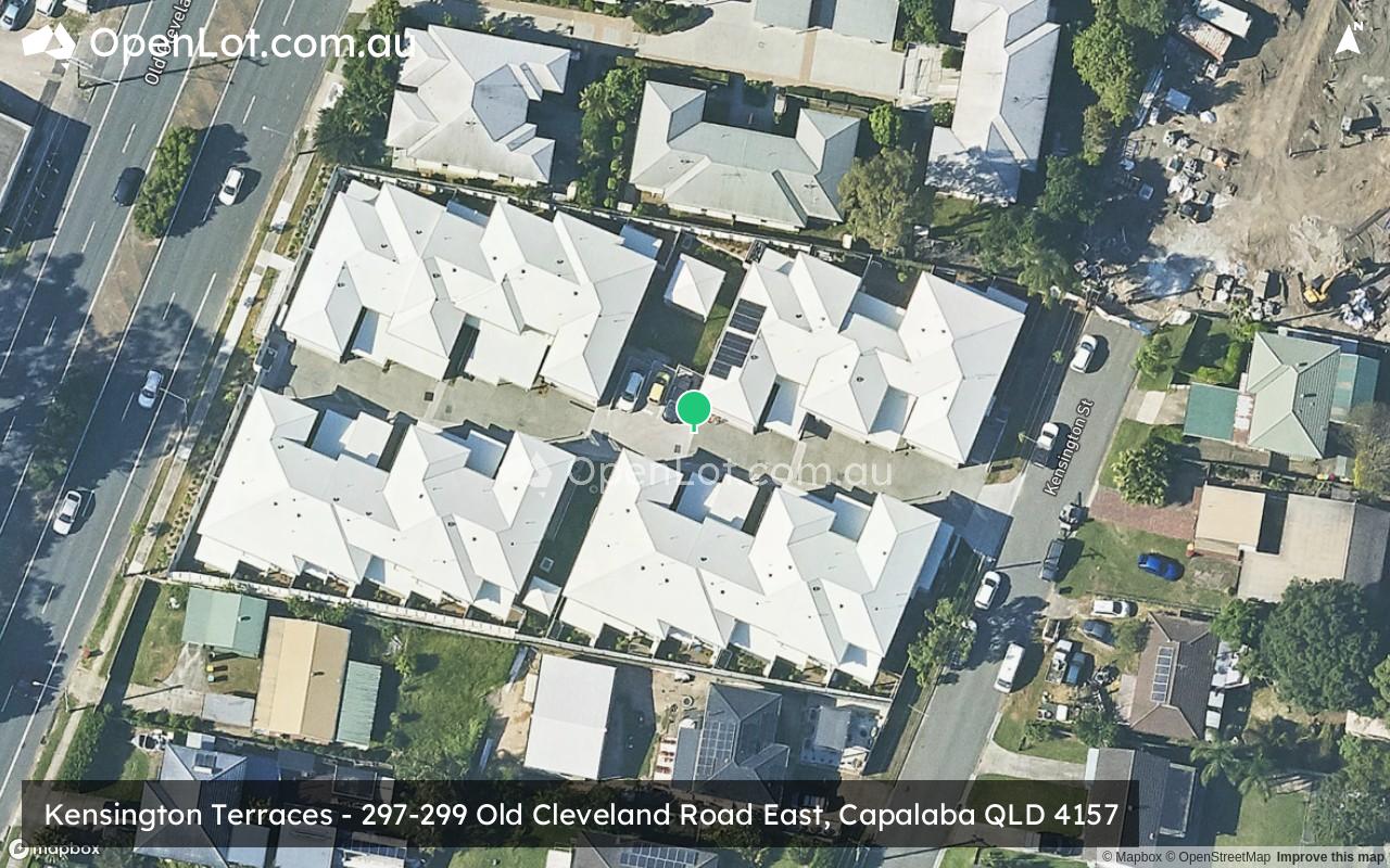 Satellite image for Kensington Terraces - 297-299 Old Cleveland Road East, Capalaba QLD 4157