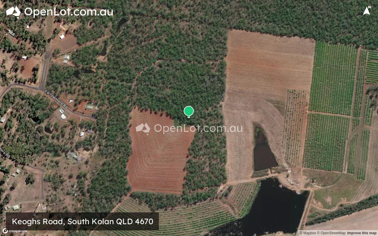 Satellite image for Keoghs Road, South Kolan QLD 4670