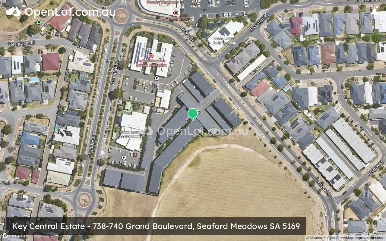 Satellite image for Key Central Estate - 738-740 Grand Boulevard, Seaford Meadows SA 5169
