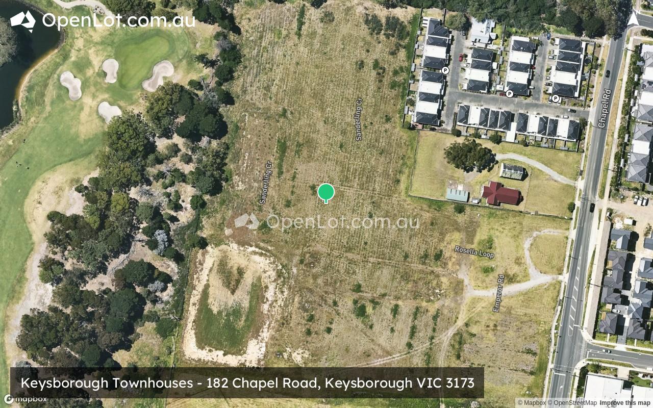 Satellite image for Keysborough Townhouses - 182 Chapel Road, Keysborough VIC 3173
