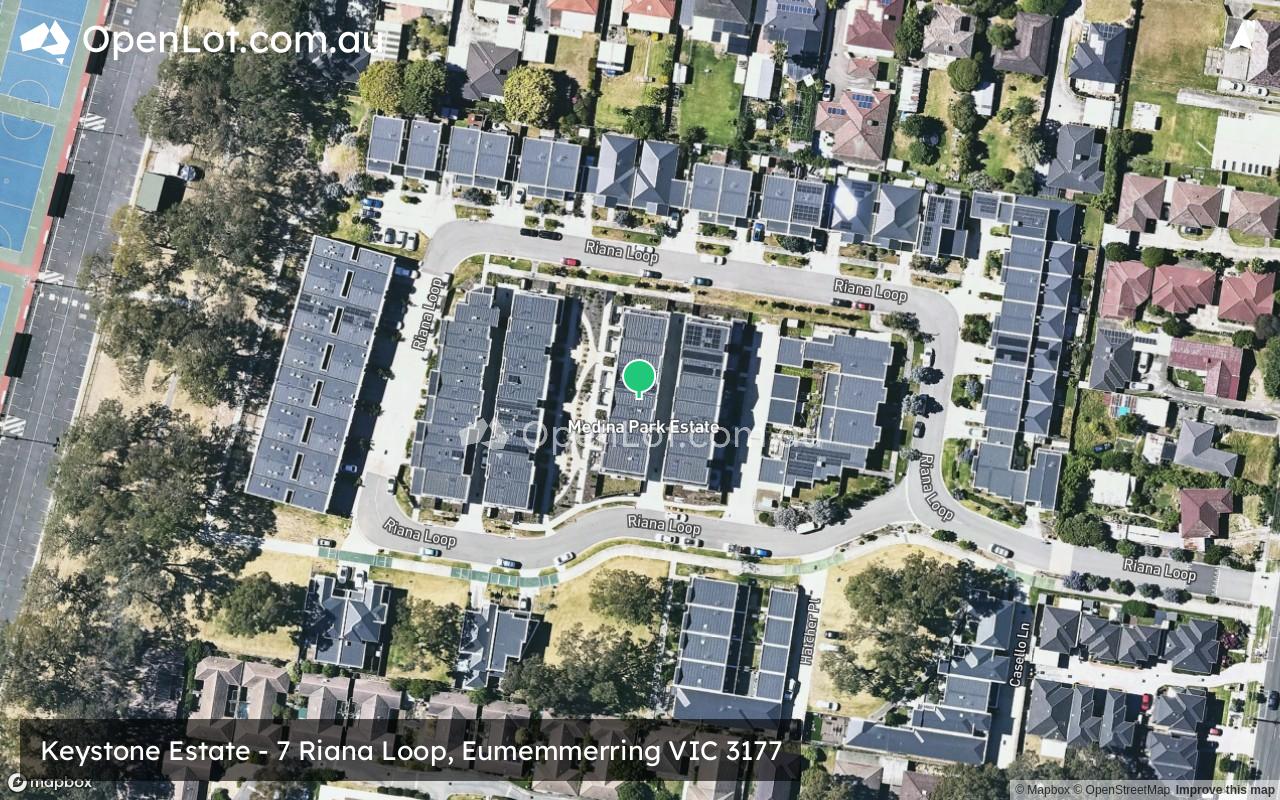 Satellite image for Keystone Estate - 7 Riana Loop, Eumemmerring VIC 3177