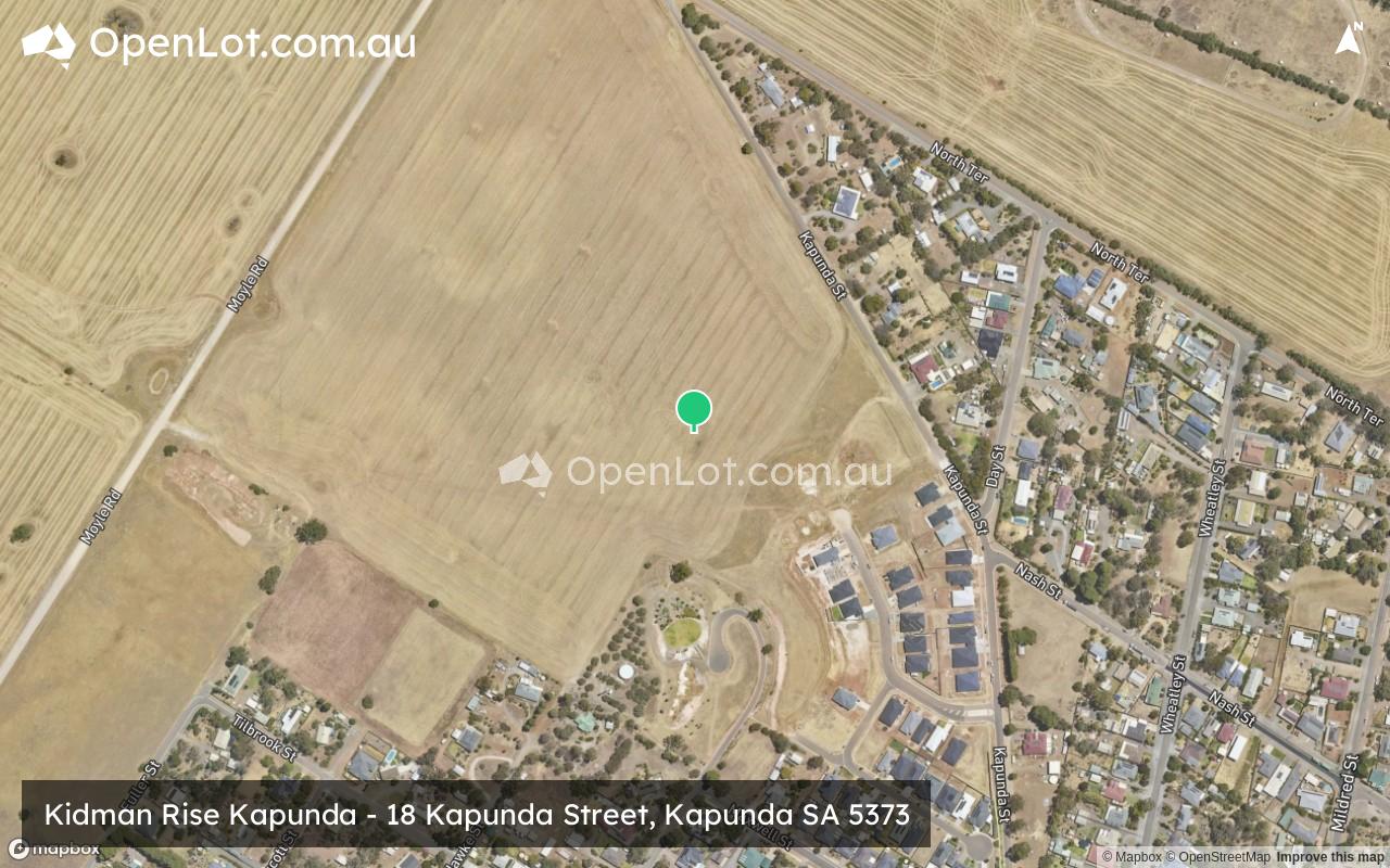Satellite image for Kidman Rise Kapunda - 18 Kapunda Street, Kapunda SA 5373