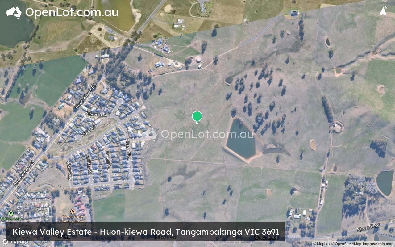 Satellite image for Kiewa Valley Estate - Huon-kiewa Road, Tangambalanga VIC 3691