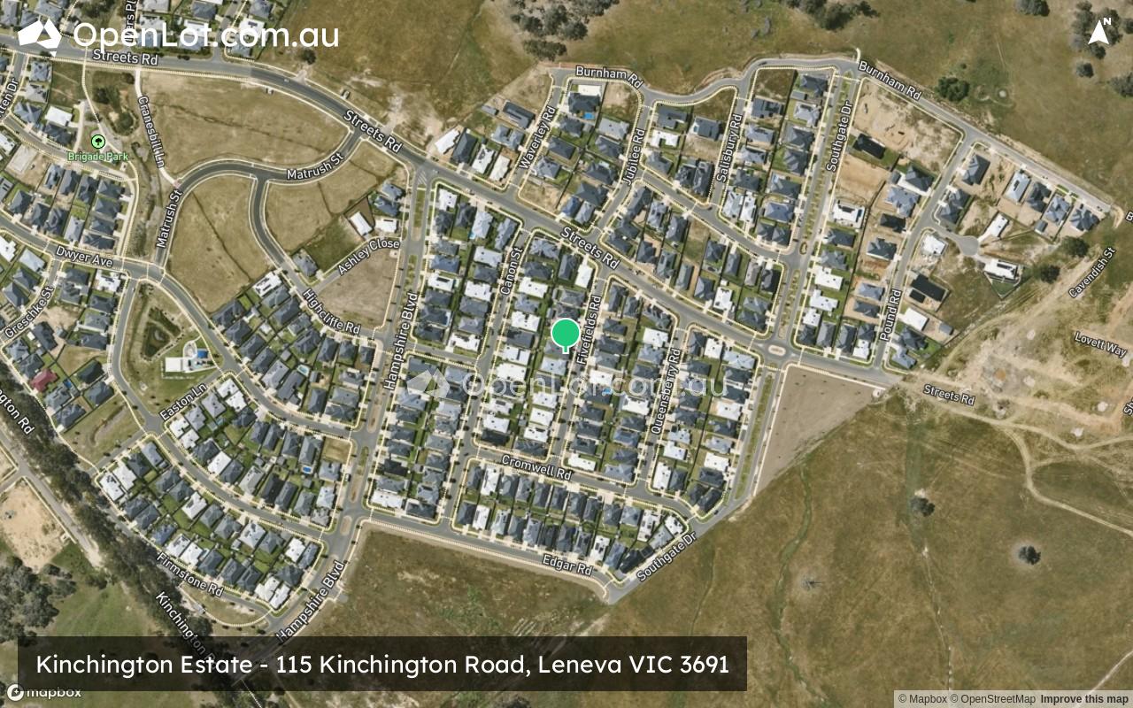 Satellite image for Kinchington Estate - 115 Kinchington Road, Leneva VIC 3691