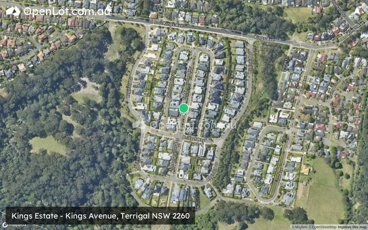 Satellite image for Kings Estate - Kings Avenue, Terrigal NSW 2260