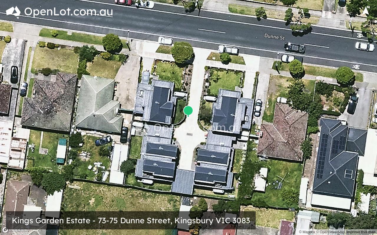Satellite image for Kings Garden Estate - 73-75 Dunne Street, Kingsbury VIC 3083