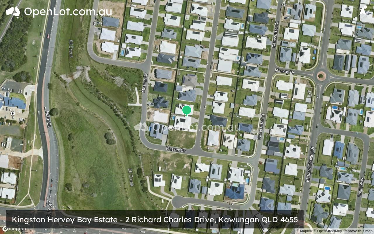 Satellite image for Kingston Hervey Bay Estate - 2 Richard Charles Drive, Kawungan QLD 4655