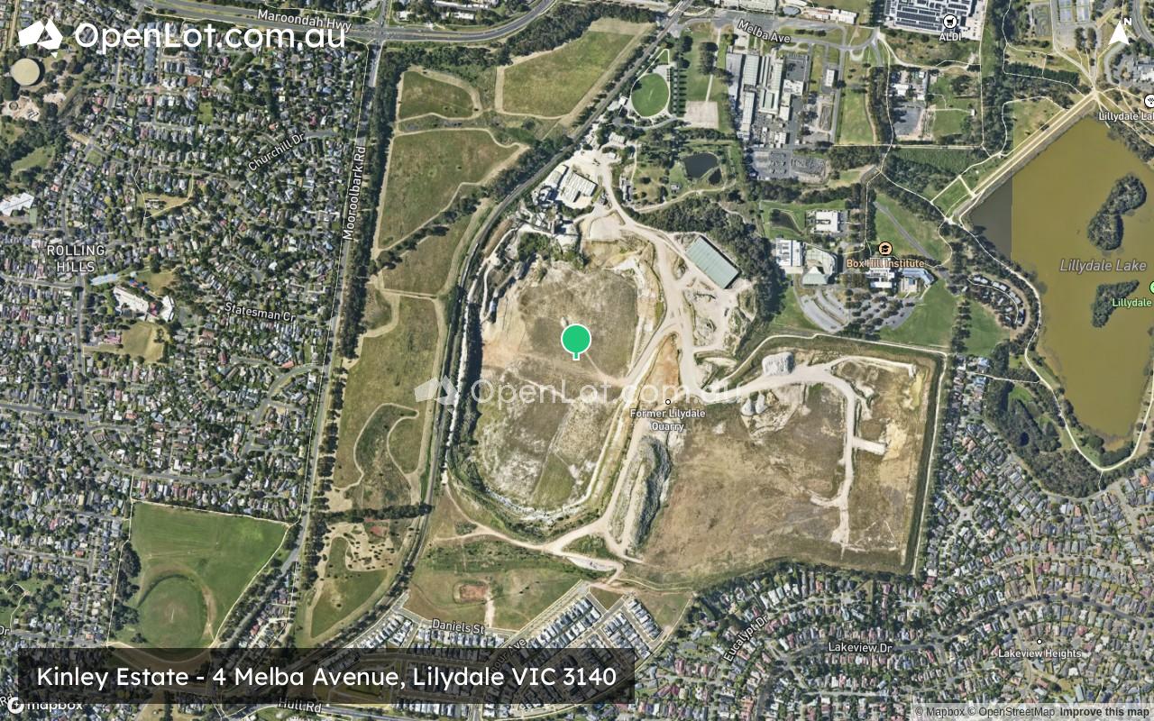 Satellite image for Kinley Estate - 4 Melba Avenue, Lilydale VIC 3140
