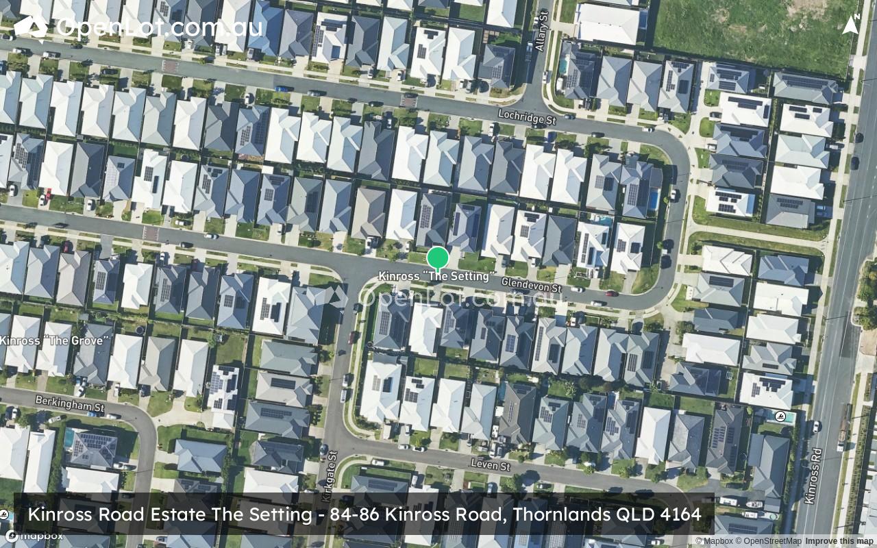 Satellite image for Kinross Road Estate The Setting - 84-86 Kinross Road, Thornlands QLD 4164