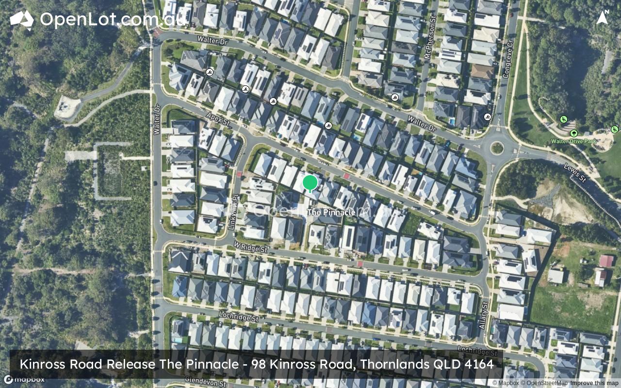 Satellite image for Kinross Road Release The Pinnacle - 98 Kinross Road, Thornlands QLD 4164