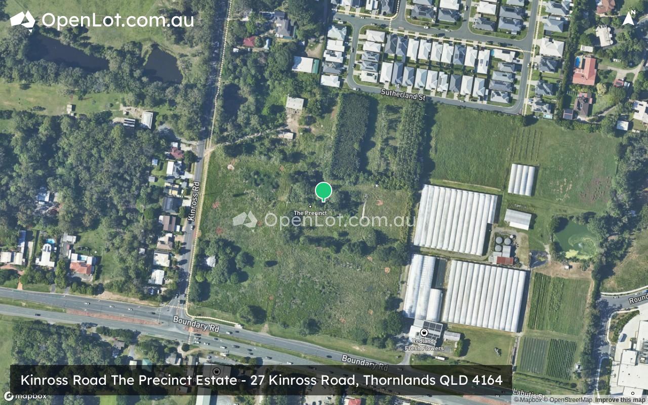 Satellite image for Kinross Road The Precinct Estate - 27 Kinross Road, Thornlands QLD 4164