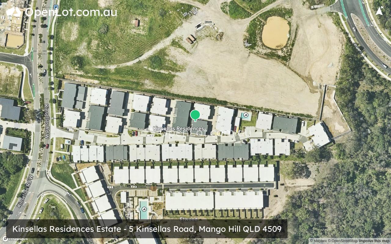 Satellite image for Kinsellas Residences Estate - 5 Kinsellas Road, Mango Hill QLD 4509