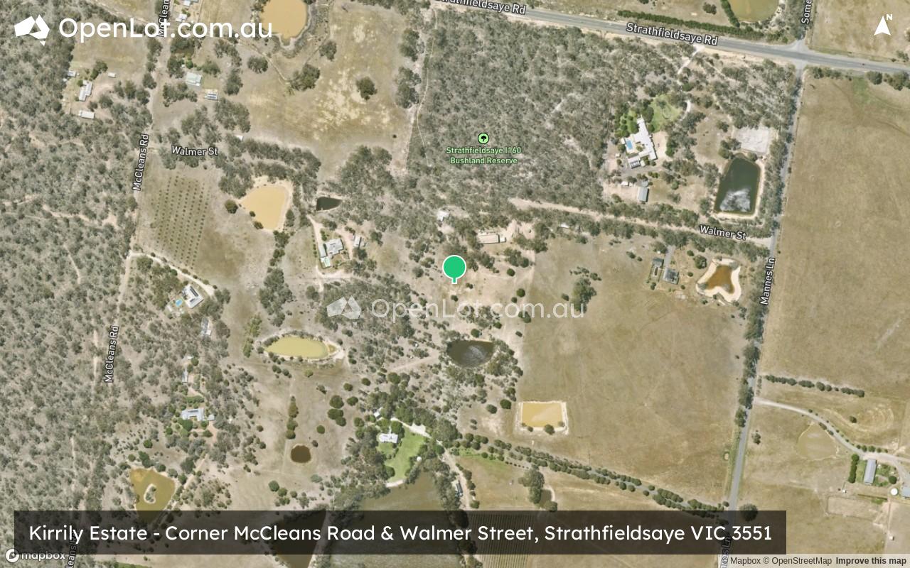 Satellite image for Kirrily Estate - Corner McCleans Road & Walmer Street, Strathfieldsaye VIC 3551