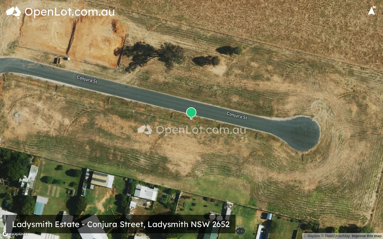Satellite image for Ladysmith Estate - Conjura Street, Ladysmith NSW 2652