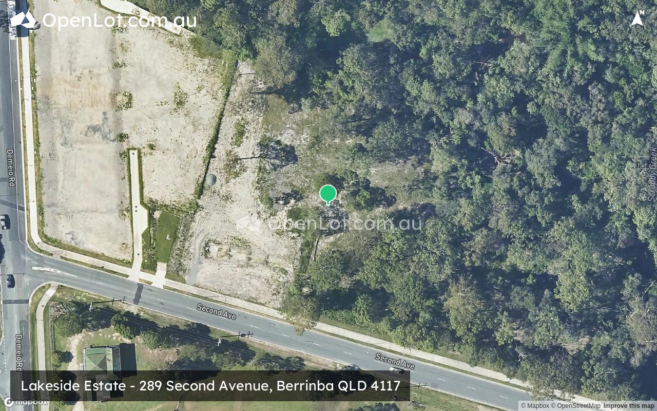Satellite image for Lakeside Estate - 289 Second Avenue, Berrinba QLD 4117