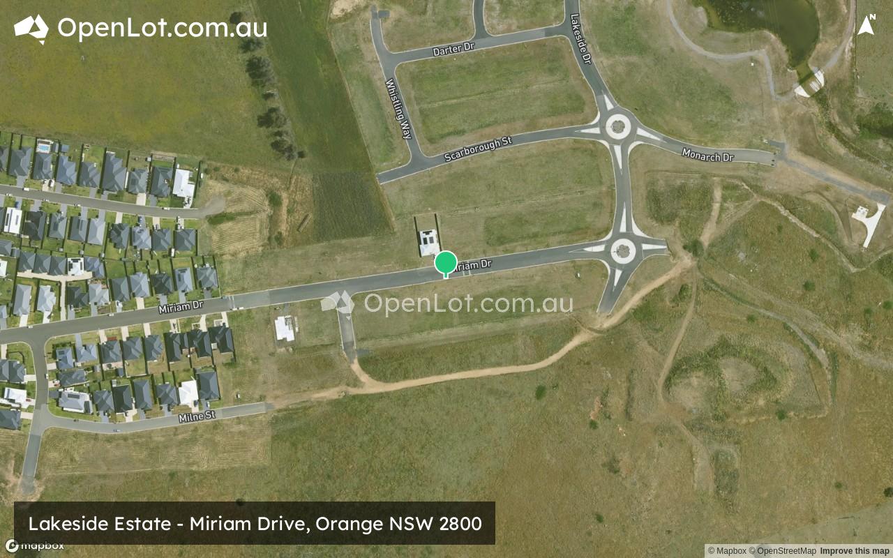 Satellite image for Lakeside Estate - Miriam Drive, Orange NSW 2800