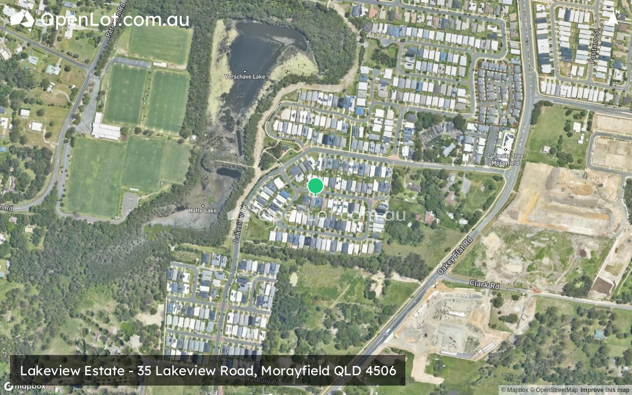 Satellite image for Lakeview Estate - 35 Lakeview Road, Morayfield QLD 4506