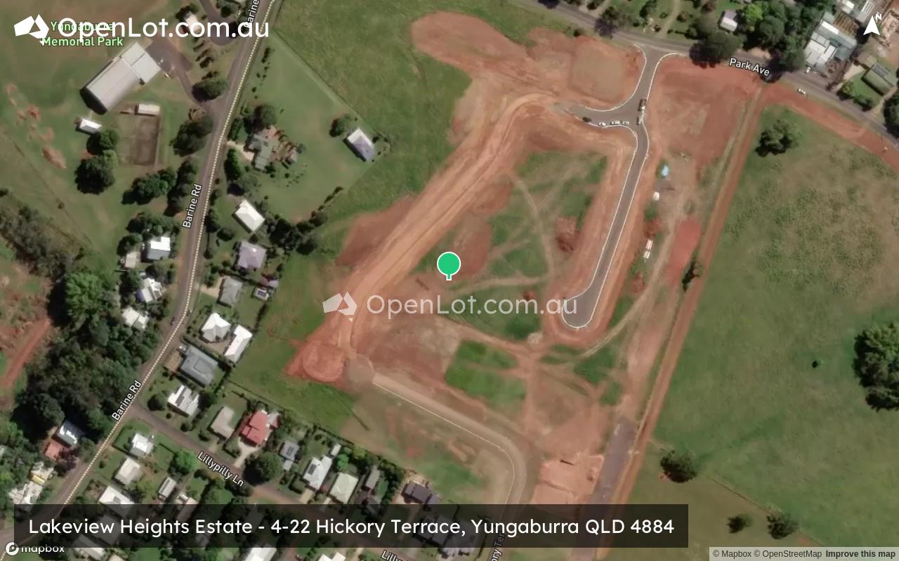 Satellite image for Lakeview Heights Estate - 4-22 Hickory Terrace, Yungaburra QLD 4884