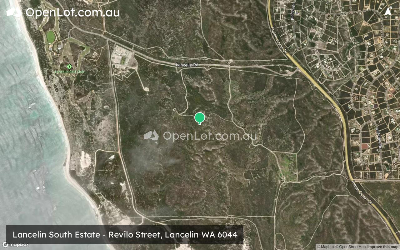 Satellite image for Lancelin South Estate - Revilo Street, Lancelin WA 6044