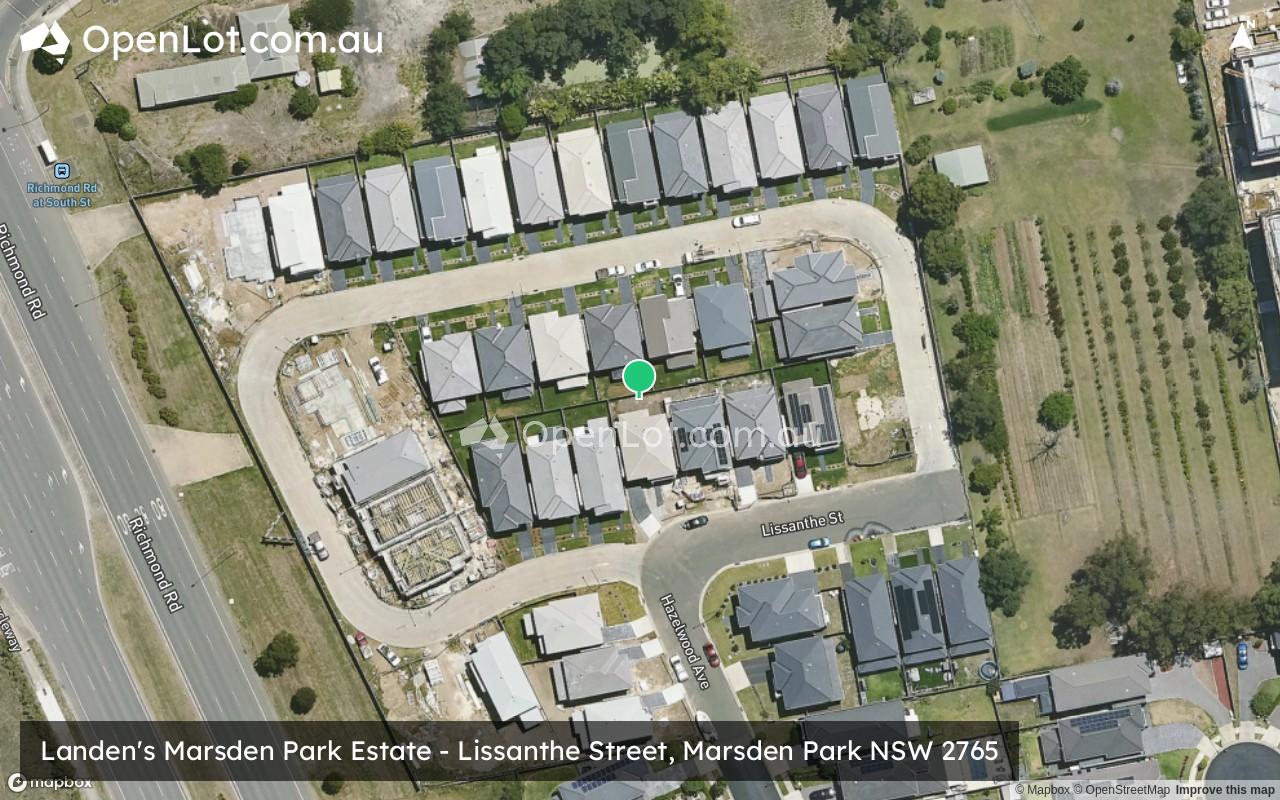 Satellite image for Landen's Marsden Park Estate - Lissanthe Street, Marsden Park NSW 2765