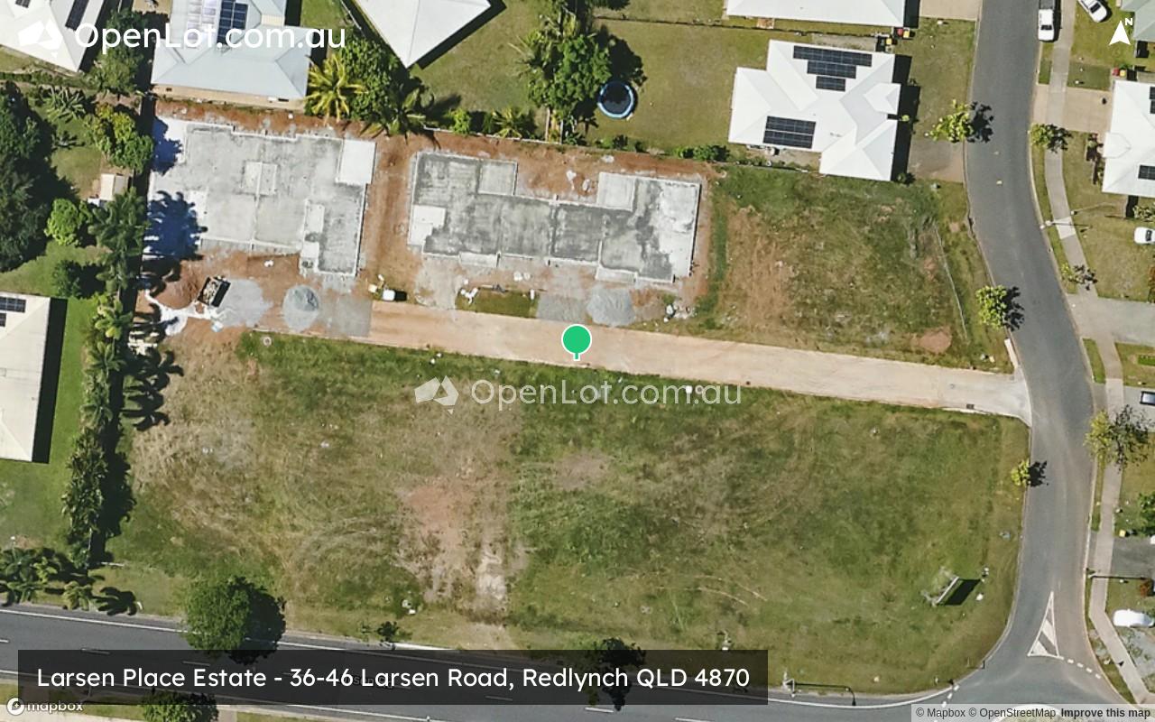Satellite image for Larsen Place Estate - 36-46 Larsen Road, Redlynch QLD 4870