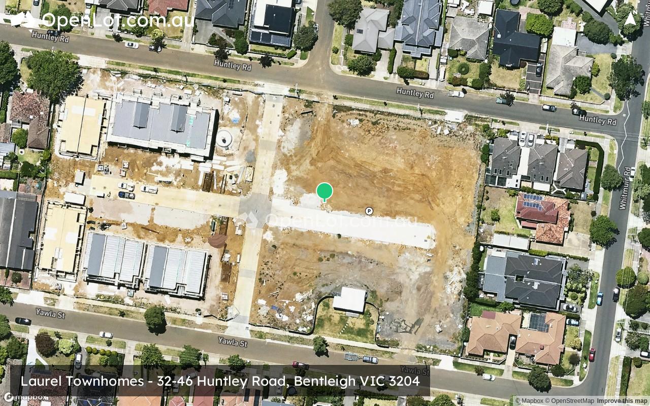 Satellite image for Laurel Townhomes - 32-46 Huntley Road, Bentleigh VIC 3204