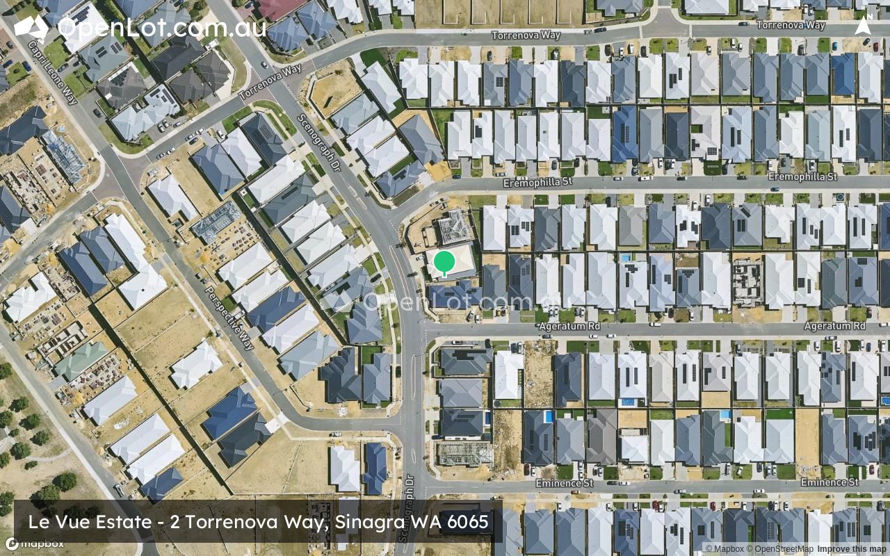 Satellite image for Le Vue Estate - 2 Torrenova Way, Sinagra WA 6065