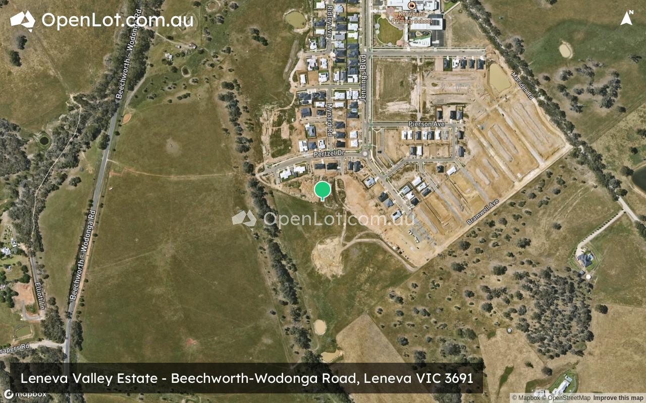 Satellite image for Leneva Valley Estate - Beechworth-Wodonga Road, Leneva VIC 3691