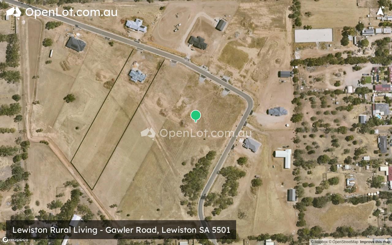 Satellite image for Lewiston Rural Living - Gawler Road, Lewiston SA 5501