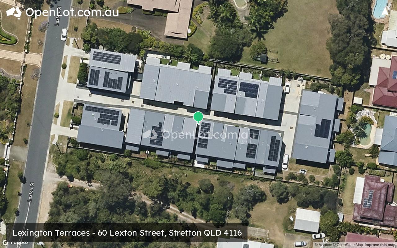 Satellite image for Lexington Terraces - 60 Lexton Street, Stretton QLD 4116