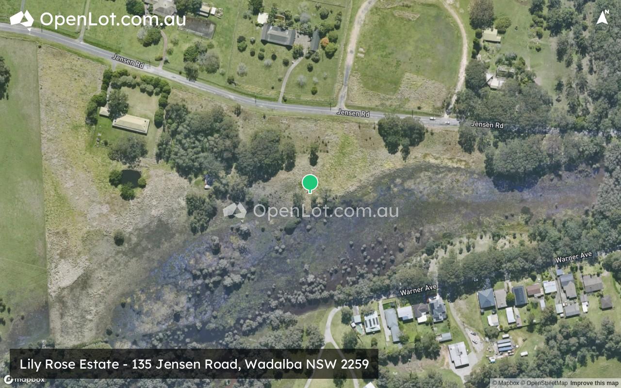 Satellite image for Lily Rose Estate - 135 Jensen Road, Wadalba NSW 2259