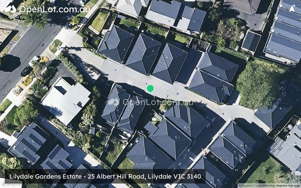 Satellite image for Lilydale Gardens Estate - 25 Albert Hill Road, Lilydale VIC 3140