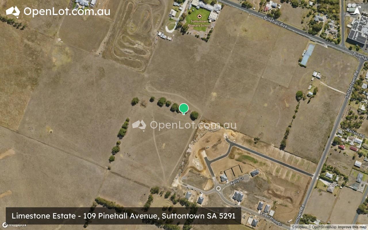 Satellite image for Limestone Estate - 109 Pinehall Avenue, Suttontown SA 5291