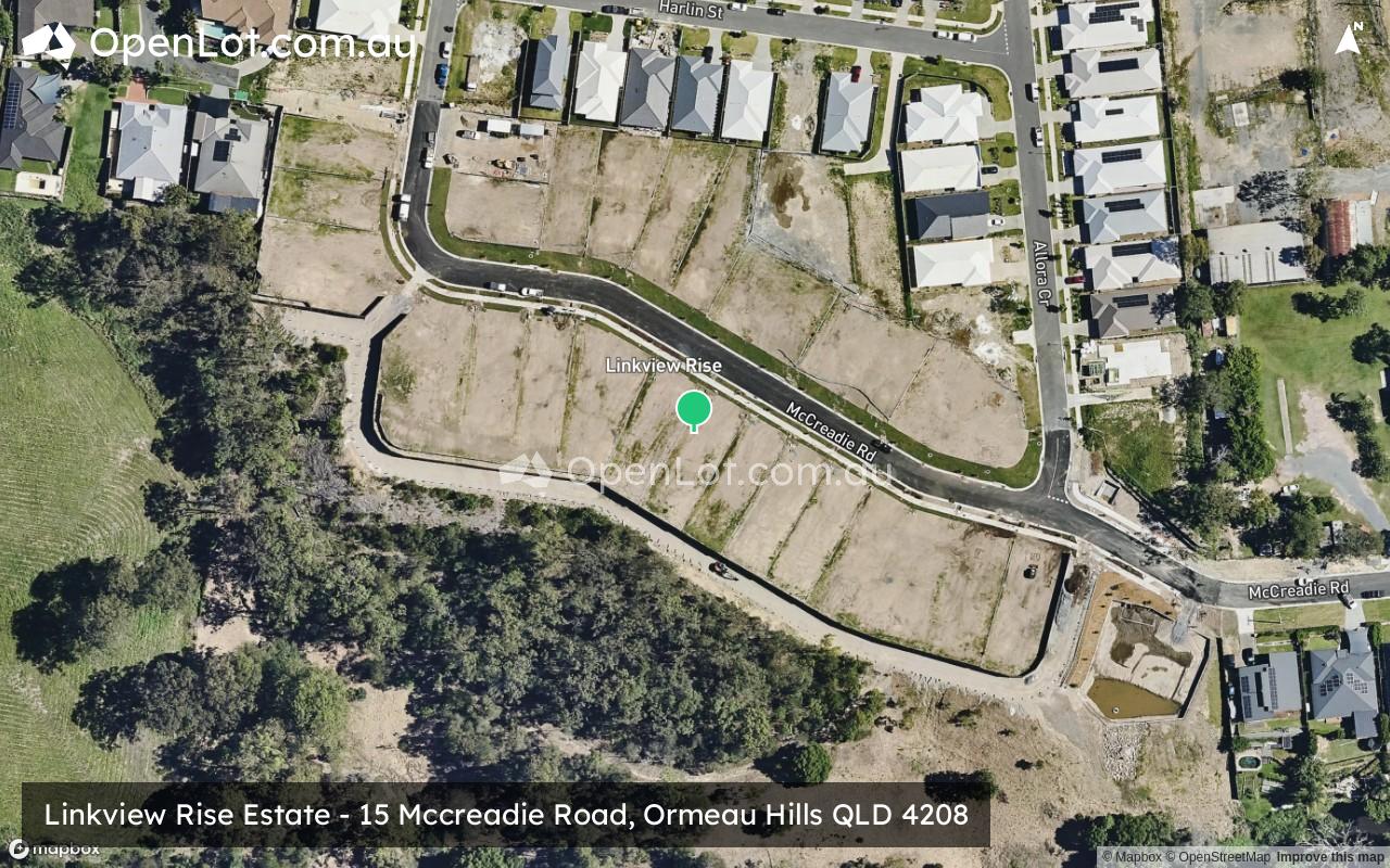 Satellite image for Linkview Rise Estate - 15 Mccreadie Road, Ormeau Hills QLD 4208