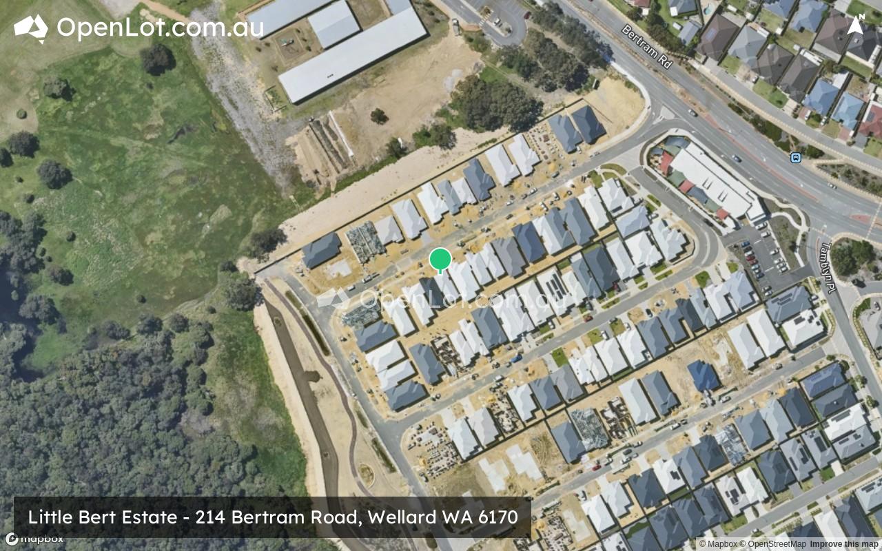 Satellite image for Little Bert Estate - 214 Bertram Road, Wellard WA 6170