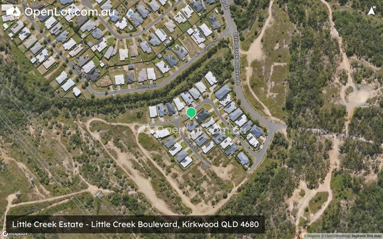 Satellite image for Little Creek Estate - Little Creek Boulevard, Kirkwood QLD 4680