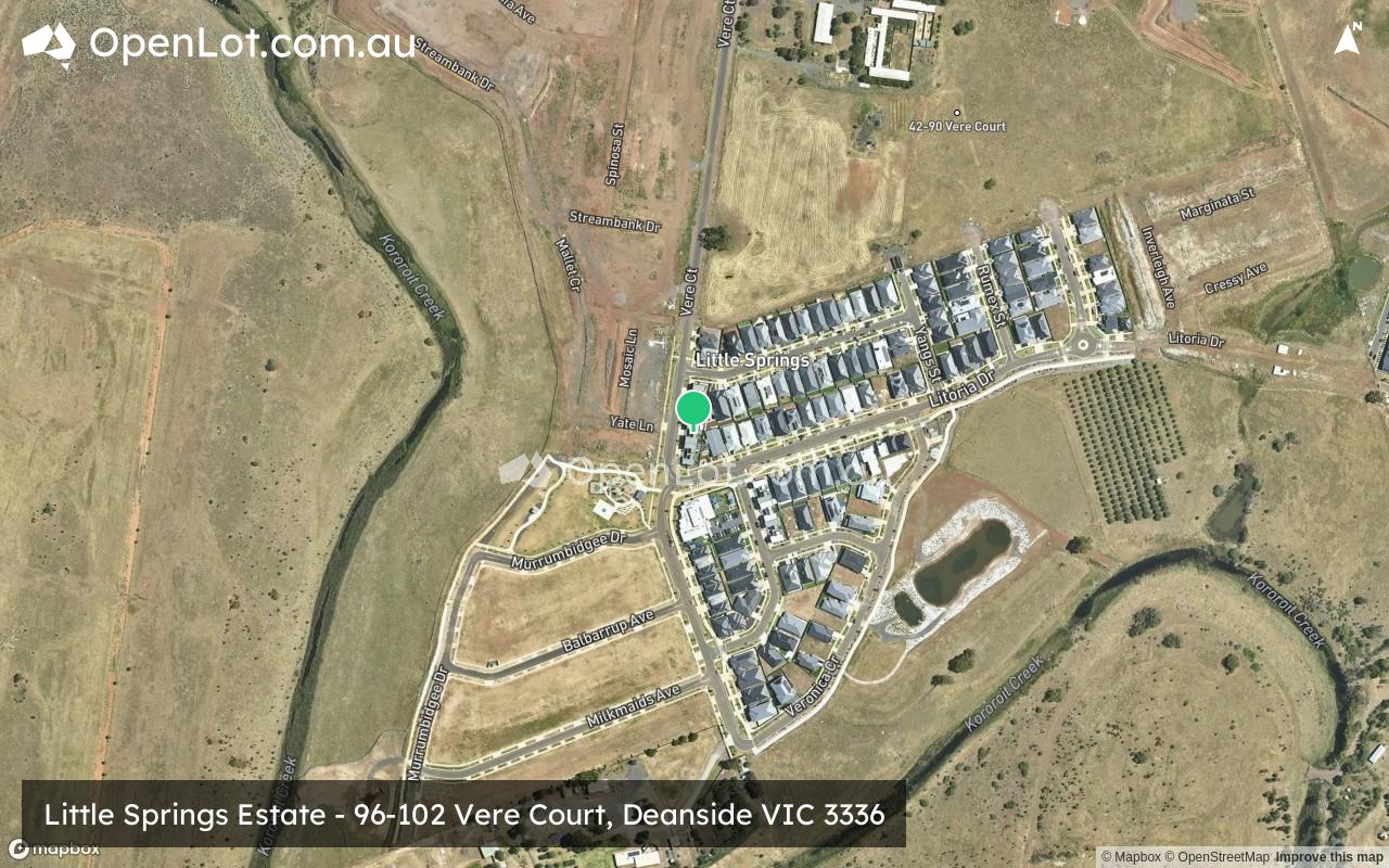 Satellite image for Little Springs Estate - 96-102 Vere Court, Deanside VIC 3336