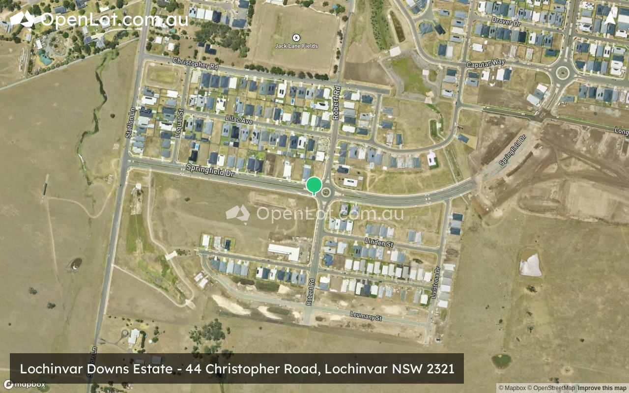 Satellite image for Lochinvar Downs Estate - 44 Christopher Road, Lochinvar NSW 2321