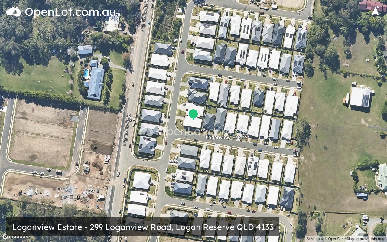 Satellite image for Loganview Estate - 299 Loganview Road, Logan Reserve QLD 4133
