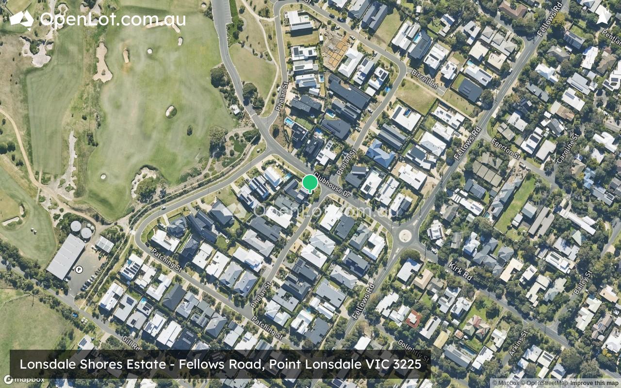 Satellite image for Lonsdale Shores Estate - Fellows Road, Point Lonsdale VIC 3225
