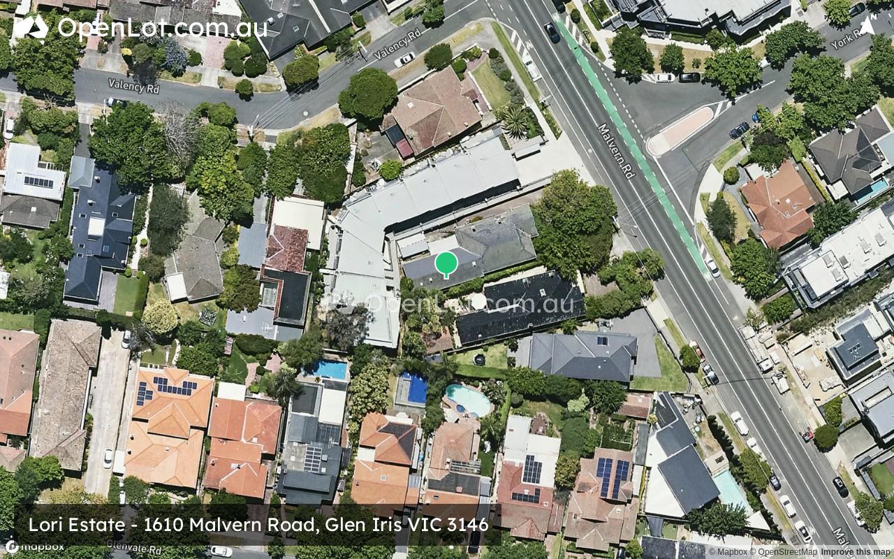 Satellite image for Lori Estate - 1610 Malvern Road, Glen Iris VIC 3146
