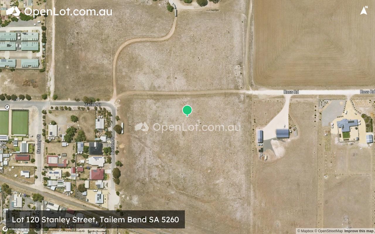 Satellite image for Lot 120 Stanley Street, Tailem Bend SA 5260