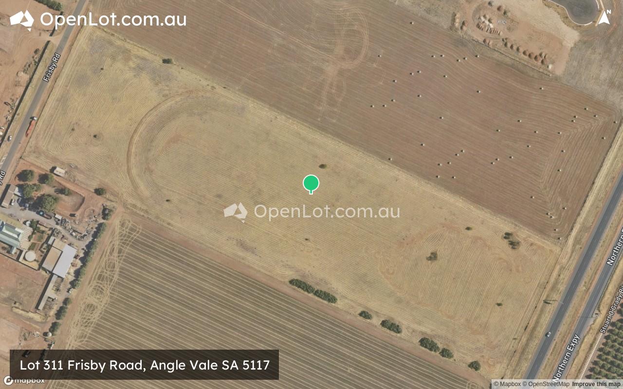 Satellite image for Lot 311 Frisby Road, Angle Vale SA 5117