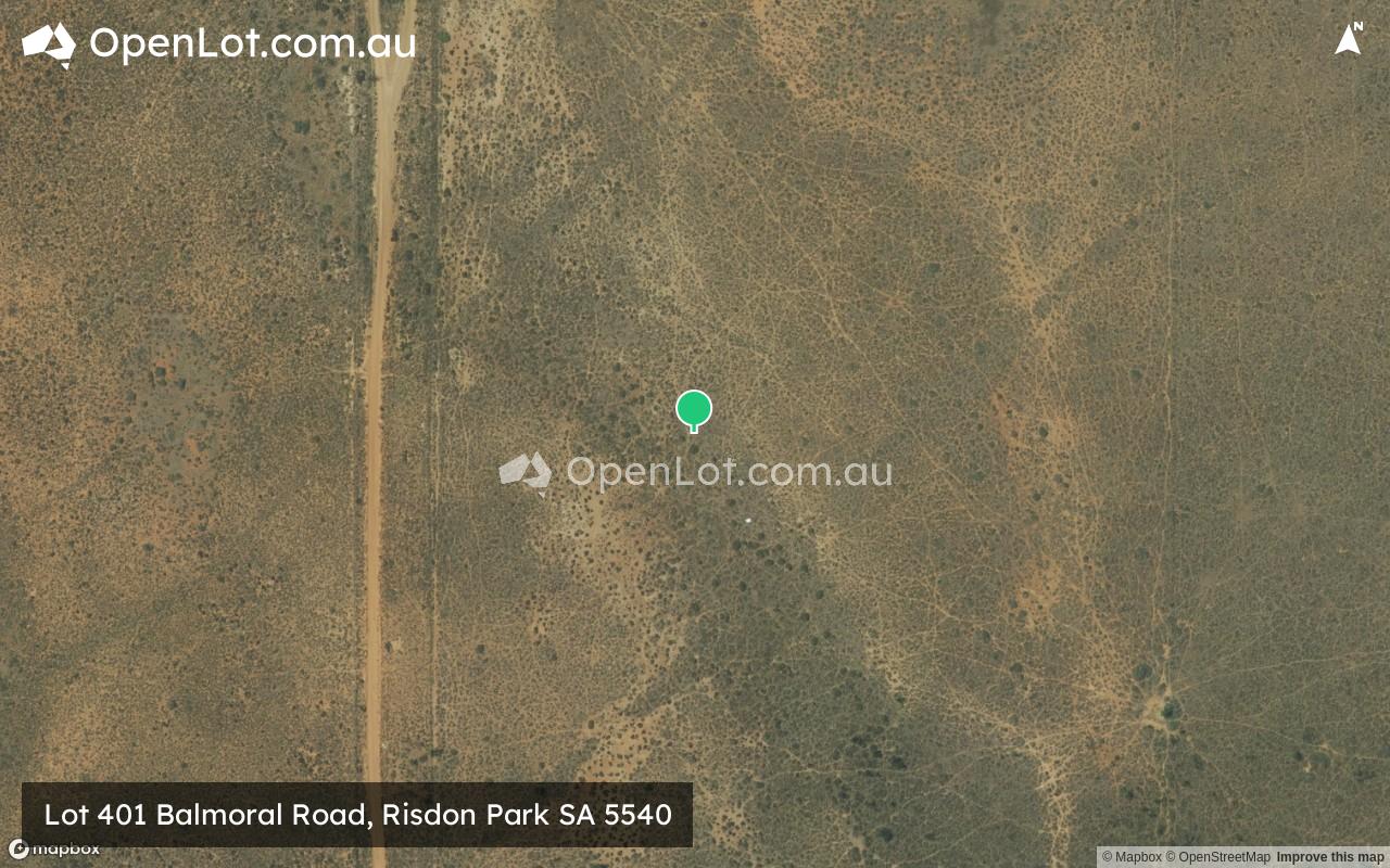 Satellite image for Lot 401 Balmoral Road, Risdon Park SA 5540