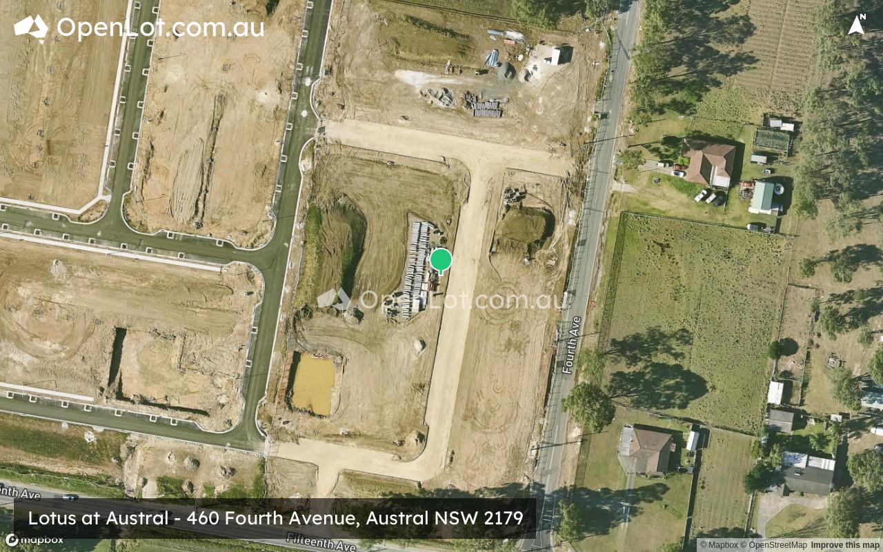 Satellite image for Lotus at Austral - 460 Fourth Avenue, Austral NSW 2179