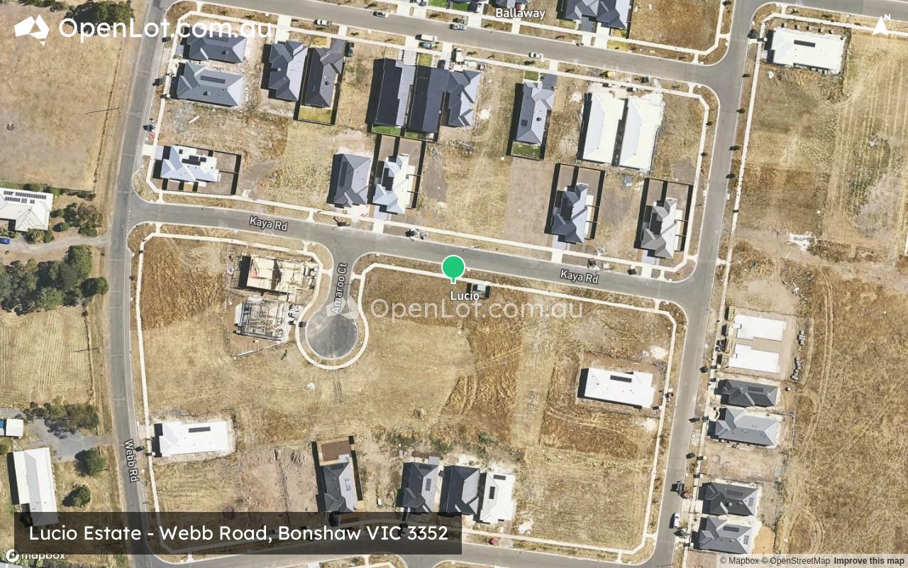 Satellite image for Lucio Estate - Webb Road, Bonshaw VIC 3352