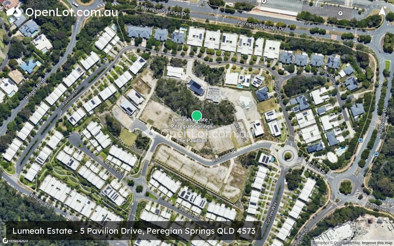 Satellite image for Lumeah Estate - 5 Pavilion Drive, Peregian Springs QLD 4573